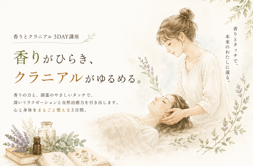 香りとクラニアル 3DAY講座