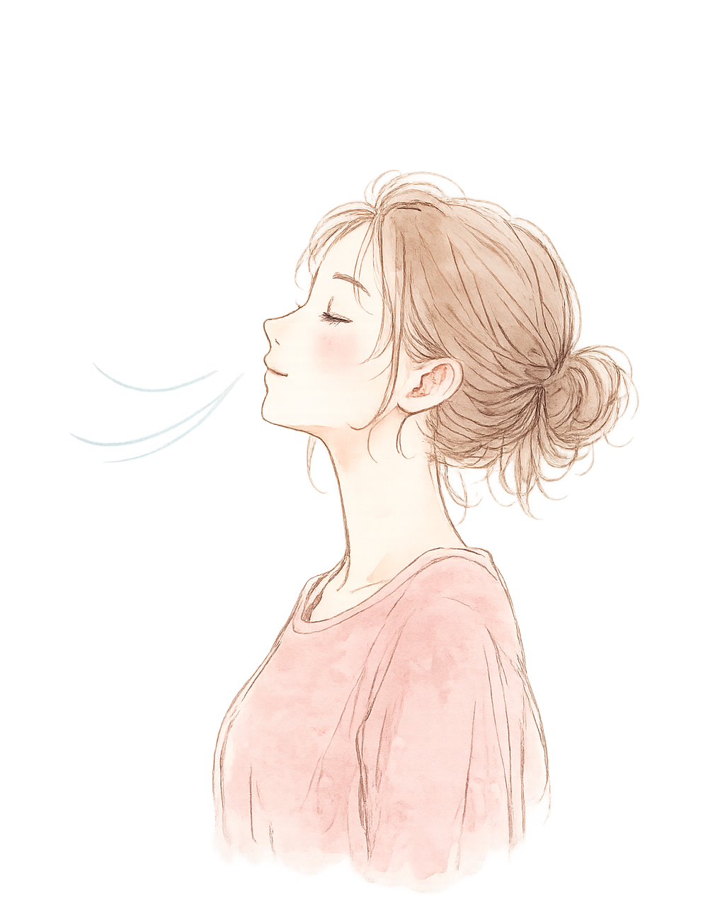 呼吸のイラスト