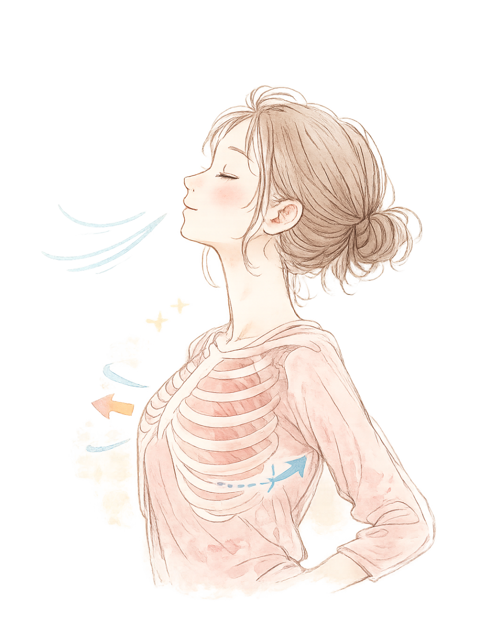胸郭のイラスト
